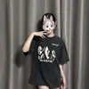 Camiseta Curta Vintage Lavada Tendência High Street Bf para Mulheres, Novo Design de Verão, Top Versátil Soltinho de Nicho