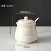 Conjunto de Potes de Cerâmica para Temperos Domésticos Garrafa de Temperos de Cozinha Pote de Sal, Açúcar, MSG, Pimenta Pote de Temperos