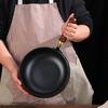 Olla de Hierro Forjado Antigua Personalizada para Uso Doméstico, Wok Pequeño Profundizado y Engrosado Sin Recubrimiento, Olla de Hierro Antiadherente Tradicional Saludable