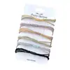 Goma para el Cabello de Doble Hilo de Alta Elasticidad Estilo Coreano, Diadema Básica Simple, Goma para Cola de Caballo