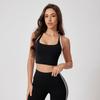 Nuevos productos transfronterizos: sujetador ajustable Naked Sense, agradable para la piel, para correr, fitness, deportes, espalda hermosa, ropa interior de yoga para mujeres.