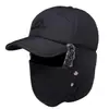 Gorro de Invierno para Hombres de Mediana Edad y Mayores, Gorro Lei Feng, Protección para los Oídos para Ciclismo, Cálido y a Prueba de Frío, Gorro de Algodón Engrosado para Papá y Abuelo