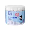 Bastoncillos de Algodón 500 Doble Punta Enlatados Puntas de Maquillaje para Belleza Eliminación de Maquillaje, Manicura y Tampones Sanitarios Al por Mayor Que Fabricantes de Alta Calidad
