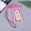 Capa à Prova d'Água para Praia ao Ar Livre Compatível com Tela Sensível ao Toque Flutuante, Bolsa de Mergulho Selada, Bolsa à Prova d'Água com Airbag para Celular de Entrega na Natação