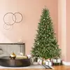 Árbol de Navidad Realista de Alta Calidad Más Vendido Transfronterizo con Tecnología de Recubrimiento Blanco Mixto de PE, Incluye Piñas y Decoraciones de Frutas Rojas, Envío Directo desde la Fábrica de Origen
