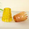 Peine de Resina Imitación Cuerno Peine Meridianos Peine Redondo Peine Masajeador del Cuero Cabelludo Peine Especial Cilíndrico para Cuidado del Cabello