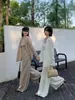 26 Nuevo Estilo Otoño Estilo Perezoso Cárdigan con Solapa Ropa de Punto para Mujer Suelto Botón Estilo Old Money Traje de Tres Piezas Principios de Otoño