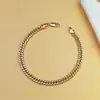 Pulsera de Moda Minimalista Creativa Simple de Celebridad de Internet Europea y Americana Transfronteriza Pulsera Retro Unisex de Moda Callejera Venta al por Mayor