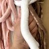 Tiras de Pelo de Coelho Sintético para Hanfu e Trajes Tang, Acabamento de Pelo Artificial para Punhos e Capuzes, Acessórios de Pelo, Gola de Pelo, Tiras de Pelo, Bordas Decorativas de Pelo