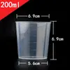 20ml30ml50ml100ml copo plástico medidor com copo medidor balança copo de laboratório com balança