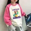 Sudadera Fina para Niña Estilo Coreano Dulce Linda Estampado de Dibujos Animados Jersey Top Nuevo Elegante para Primavera y Otoño de Bebé
