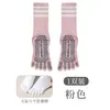 Calcetines de Yoga con Dedos Separados, Calcetines de Cinco Dedos, Calcetines Profesionales de Pilates, Calcetines Deportivos de Interior de Media Caña Antideslizantes para Mujer, Primavera y Verano