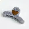 Tocado de peluche de plástico hecho a mano para mujer, bonito accesorio para el cabello con forma de tiburón peludo, venta al por mayor, novedad de primavera