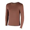 Ropa de Otoño e Invierno Nueva para Hombre que Embellece la Piel Traje Ácido Hialurónico Mantenimiento del Calor Ultradelgado Manga Larga Antiestático Sin Marcas Base Nutrición de la Piel Ropa
