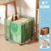 Caja de almacenamiento de libros para al lado del escritorio de estudio, con ruedas, caja de almacenamiento de libros móvil de gran capacidad debajo del escritorio