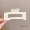 Pinza para el pelo grande y moderna para mujer, elegante y sofisticada, pinza para el pelo exquisita, pinza de tiburón simple para primavera-verano