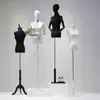 Maniquí de Vestido de Novia para Mujer de Medio Cuerpo Soporte de Exhibición en Ventana Cuerpo Humano Falso Maniquí Negro de Cuerpo Completo para Exhibición de Vestidos