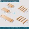 Estante de Almacenamiento de Pared de Tablero Perforado Forma de Madera Maciza Decoración de Empalme de Pared Estante de Exhibición para Sala de Estar Estante de Almacenamiento Colgante de Pared