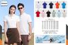 5A 888 200g 50 seda de morera 3A antibacteriano color sólido solapa secundaria manga corta Camisa polo Camiseta Overol