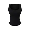 Camisole Sexy Sem Costas com Gola Quadrada e Alças Largas para Mulheres, Estilo Hot Girl Verão 2026, Pode Ser Usado como Roupa Externa ou Interna, Top Tubo