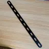 Placa de Conexión Plana Larga Ajustable para Posición de Agujero DIY Marco de Soporte de Hierro Plano con Recubrimiento en Polvo Agujero Ovalado Múltiples Agujeros Código 1.5m