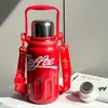 Taza Termo Coca-Cola para Mujer 2023Taza de Agua Ins Capacidad Grande para Estudiantes Botella de Agua Taza de Té Acero Inoxidable 316
