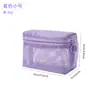 Bolsa de Armazenamento para Lavagem e Higiene Pessoal Bolsa de Compartimento de Malha Portátil Mini Bolsa de Maquiagem Bolsa para Documentos Envelope Vermelho Digital Separação Úmido e Seco