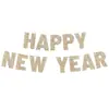Banner Brillante Feliz Año Nuevo 2026 Feliz Año Nuevo Suministros de Decoración para Fondo de Fiesta de Año Nuevo