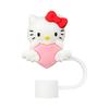 Nuevo tapón de pajita Stanley con diseño de gato KT de 10 mm, bonito tapón antipolvo, tubo de succión, accesorios para taza