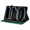 Adecuado para funda de cuero plana iPad Air de 13 pulgadas 2024 Pro de 11 pulgadas soporte para tarjetas de empalme escarchado de negocios