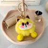 Chaveiro de Pelúcia Celebridade da Internet Novo Boneco de Desenho Animado Chaveiro Fofo Pingente para Mochila Escolar de Estudante Chaveiro de Carro