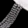 Contas de vidro 4/6/8mm 18 seções com furos para fio contas de cristal contas soltas acessórios para joias diy atacado fábrica Pujiang