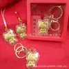 Colgante de Oro para Atraer Riqueza, Cadena para Teléfono Gato Kt, Correa para Bolso, Pequeño Regalo al por Mayor, Colgante para Llavero
