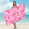 Toalha de Praia Estampada Transfronteiriça, Xale de Praia de Microfibra para Adultos, Toalha de Banho Absorvente de Água de Secagem Rápida, Toalha para Esportes Aquáticos