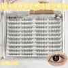 Pestañas postizas naturales transparentes de ojo de ciervo ultragrandes, suaves y atmosféricas, ligeras y naturales en los ojos, suaves, cómodas y adecuadas para el uso diario