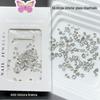 Nova miniatura de zircônia para manicure, plana, alta, tamanho pequeno, borda de zircônia invertida, broca de unha de zircônia branca 5A