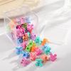 Venta Caliente Transfronteriza Mini Pasador de Plástico Color Macarrón Pinza Pequeña para el Cabello Infantil Flequillo Artefacto para el Cabello tamaño pequeño Pinza