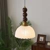 Lámpara Colgante de Mesita de Noche Estilo Sur Asiático Vintage, Lámpara de Dormitorio, Retro Wabi-Sabi Creativa para Ambiente, Lámpara Colgante para Vestíbulo Pasillo
