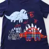 Conjunto de Verano para Niños Estilo Europeo y Americano, Nuevo Conjunto de Manga Corta con Cuello Redondo y Estampado Lindo, Conjunto de Shorts para Niños Pequeños y Niños Pequeños, Al por Mayor