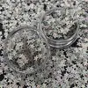 Set de 6 Colores de Lentejuelas Reflectantes Degradadas de Estrella de Cinco Puntas con Forma Especial para Joyería DIY de Lino Fluido, Manicura, Juego de Pegamento Hecho a Mano, Venta Caliente