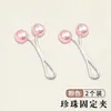 2025 Nuevo Hebilla de Perla Transfronteriza para Bufanda Clip para Pañuelo de Cabeza de Mujer Pin de Bufanda de Seda Broche Clip para Cuello Accesorios de Moda