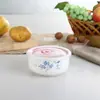 Tazón Cerámico para Conservar Frescura, Lonchera Especial para Horno de Microondas, Recipiente para Conservar Frescura con Tapa, Sellado para Refrigerador, Tazón para Almuerzo del Trabajo, Tazón para Fideos Instantáneos