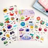 Serie Linda de Mapas Estelares Dibujos Animados Transparentes Impermeables Pegatinas Planas para Mascotas Material para Diario Personalizado Pegatinas Decorativas
