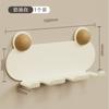 Estante de Almacenamiento para Baño, Lavabo, Grifo Delante del Espejo, Estante de Almacenamiento para Cosméticos Montado en la Pared del Baño sin Taladro