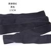 Bainha dobrada pela metade para baixo, bainha de punho de jaqueta, faixa elástica de rolo de 2 cm, vinco, cinto elástico de nylon