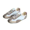 Zapatillas deportivas casual retro de suela plana para mujer, de piel auténtica, modelo de otoño 2026, transpirables, versátiles, de suela blanda, estilo alemán