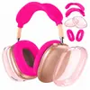 Adequado para Capas de Fone de Ouvido Airpodsmax, Conjunto de Quatro Peças de TPU para Capa de Fone de Ouvido Apple, Capa Protetora para Airpodsmax