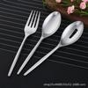 Cubiertos Portugueses de Acero Inoxidable de Alta Gama para Restaurante Occidental Cuchillo para Bistec, Tenedor, Cuchara Set Cuchara Pública Tenedor Cuchara para Café Tenedor de Postre