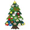 Árbol de Navidad de fieltro transfronterizo, accesorios navideños, calendario, colgante para árbol de Navidad, árbol de Navidad no tejido, bricolaje para niños.