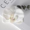 Cabeça de Flor Phalaenopsis de Filme 3D Simulado Acessórios de Flor Simulada Enfeite de Cabeça de Flor Grampo de Cabelo DIY Feito à Mão Decoração de Casamento